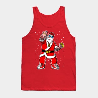 Hipster Santa Claus Tank Top